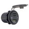 Розетка usb Риф QC 3.0 с вольтметром, 34x37x54 - фото 14700809