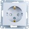 Одноместный механизм розетки Systeme Electric ATLAS DESIGN - фото 14709148