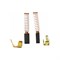 Комплект графитовых щеток Asein аналог BOSCH OEM 2609120199 - фото 14715274