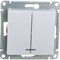 Двухклавишный выключатель Systeme Electric ATLAS DESIGN - фото 14715936