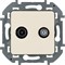 Двухкабельная розетка tv/sat Legrand INSPIRIA - фото 14718875