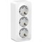 Тройная розетка Systeme Electric BLANCA - фото 14724012