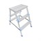 Двусторонняя алюминиевая стремянка LadderBel STR2-AL-3EP - фото 14751446
