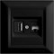 Розетка для USB + сетевого кабеля LAN Vesta Electric Roma - фото 14759614