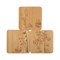 Набор из 3 подставок под горячее из бамбука Mallony foresta di bambu, р-р: 10x10x0,8 см - фото 14767763