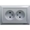 Розетка Vesta Electric Roma Silver - фото 14769724