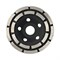 Зачистная двухрядная алмазная чашка KROTEC 3801021 - фото 14785192