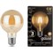 Лампа GAUSS LED Filament G95 E27 6W Golden 2400K - фото 14789957