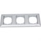 3-местная рамка Vesta Electric Roma Silver - фото 14792310