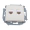 Компьютерная двойная розетка Simon 1591552-031 - фото 14795021