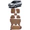 Ковры в салон автомобиля peugeot 4007 7мест 2007 - 2012 Eva Smart 2935-A1B5-S - фото 14806123