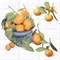 Панно Azori Ceramica 40.5x40.2 см, vogue citrus 2 - фото 14822384