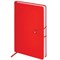 Ежедневник недатированный А5 138х213 мм, BRAUBERG "Braided", под кожу, гвоздик 160 л., красный, 116597 - фото 14824133