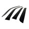 Дефлекторы окон Nissan Sunny Hb N14 1990-1995 COBRA TUNING N16990 - фото 14825862
