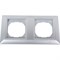 2-местная рамка Vesta Electric Roma Silver - фото 14829304