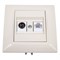 Розетка для сетевого кабеля LAN + TV Vesta Electric Roma - фото 14833872