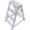 Алюминиевая двухсторонняя стремянка LadderBel 4 ступени STR2-AL-4 - фото 14838247