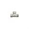 Латунный никелированный тройник STI D190-00072 - фото 14839879