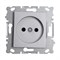 Розетка Vesta Electric Silver - фото 14848361