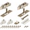 Комплект роликов для раздвижных дверей Armadillo SLD.Comfort.SET.rollers/80 (Comfort 80/4 kit) - фото 14851103