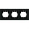 3-местная рамка Vesta Electric Exclusive Black - фото 14852903