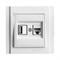 Розетка для USB + сетевого кабеля LAN Vesta Electric Verona - фото 14854800