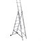 Алюминиевая трехсекционная лестница Perilla 411307 - фото 14864672