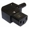 Угловая разборная розетка LANMASTER LAN-IEC-320-C13/90 - фото 14903927