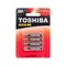 Алкалиновый элемент питания Toshiba LR03 RED 4/card - фото 14915172