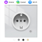 Розетка Moes Wi-Fi Smart Plug белая модели WK-EU - фото 14916090