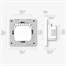 Выключатель (одноклавишный) Moes ZigBee Smart Switch серый модели SR-ZS - фото 14921888