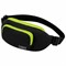 Сумка на пояс HEIKKI RIO (ХЕЙКИ), карман, регулируемый ремень, черная/салатовая, 30х12x10 см, 272615 - фото 14928724