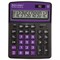Калькулятор настольный BRAUBERG EXTRA COLOR-12-BKPR (206x155 мм),12 разрядов, двойное питание, ЧЕРНО-ФИОЛЕТОВЫЙ, 250480 - фото 14939109