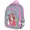 Ранец BRAUBERG QUADRO, 3 отделения, с брелком, "Anime friends", 37х28х18 см, 272022 - фото 14952457