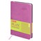 Ежедневник датированный 2026 А5 138x213 мм, BRAUBERG "Stylish", под кожу, гибкий, розовый, 117099 - фото 14988563