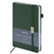 Ежедневник датированный 2026, А5, 138x213 мм, BRAUBERG "Control", под кожу, держатель для ручки, зеленый, 117123 - фото 14988587