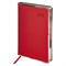 Ежедневник датированный 2026 А5 148х218 мм, GALANT "Infinity Silver", под кожу, красный, 117497 - фото 14988822