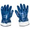 Перчатки хлопковые SCAFFA NBR4530, маслобензостойкие, облив нитрил, крага, размер 11, XXL (экстра большой), синие, 00-00012462 - фото 14994191