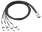 HPE Mini SAS High Density to Dual 2-lane Mini SAS High Density External Fanout 1 Meter Cable - фото 15029768