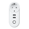 Розетка Moes ZigBee Smart Socket + 2 USB белая модели ZP-LZ-EU2U - фото 15045017