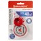 Корректирующая лента BRAUBERG EXTRA LENGTH, 5 мм х 40 м, механизм перемотки, корпус прозрачный, блистер, 272502 - фото 15056009