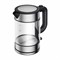 Чайник XIAOMI Electric Glass Kettle, 1,7 л, 2200 Вт, закрытый нагревательный элемент, стекло, черный, BHR7490RU - фото 15058059
