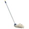 Швабра с веревочной насадкой, черенок 120 см, еврорезьба, 165 г (хлопок), ворс 26 см, LAIMA, 601470 - фото 15058948