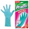 Перчатки МНОГОРАЗОВЫЕ резиновые PACLAN "Extra Dry", хлопчатобумажное напыление, 100% флок, размер 7,5-8, M (средний), синие, вес 52 г, 7340, 407340 - фото 15059346