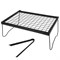 Решетка-гриль с ножками складная со щипцами, размер 350х250 мм, высота 150 мм, в коробке, 101409, 701747 - фото 15089083