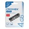 Флеш-диск 4 GB, CROMEX (КРОМЕКС) Standard USB 2.0, черный, 514156 - фото 15106131