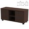 Тумба-креденция "Приоритет" 1200х446х600 мм, 2 двери, венге (КОМПЛЕКТ) - фото 15128372