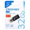 Флеш-диск 32 GB, CROMEX (КРОМЕКС) Ultra USB 3.1, металлический корпус, черный, 514163 - фото 15166781