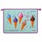 Папка для труда BRAUBERG А4, 2 отделения, молния сверху, органайзер, "Ice cream", 270153 - фото 15169933