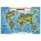 Интерактивная деревянная карта-пазл GLOBEN "Животный и растительный мир Земли", 28х19,5 см, 100 элементов, PAG5199 - фото 15280283